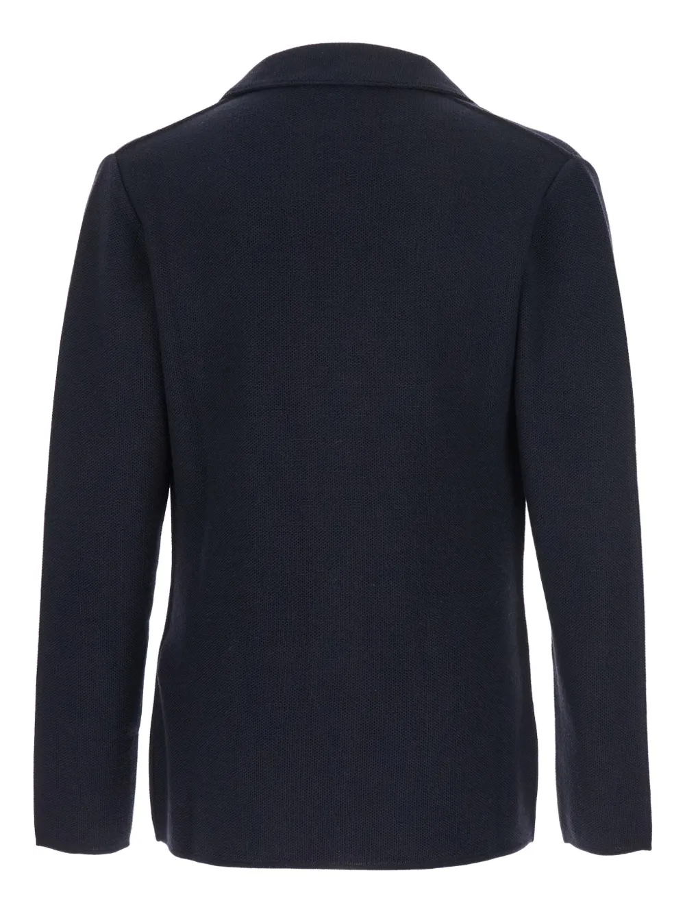 Lardini knitted flower-detail blazer Blauw