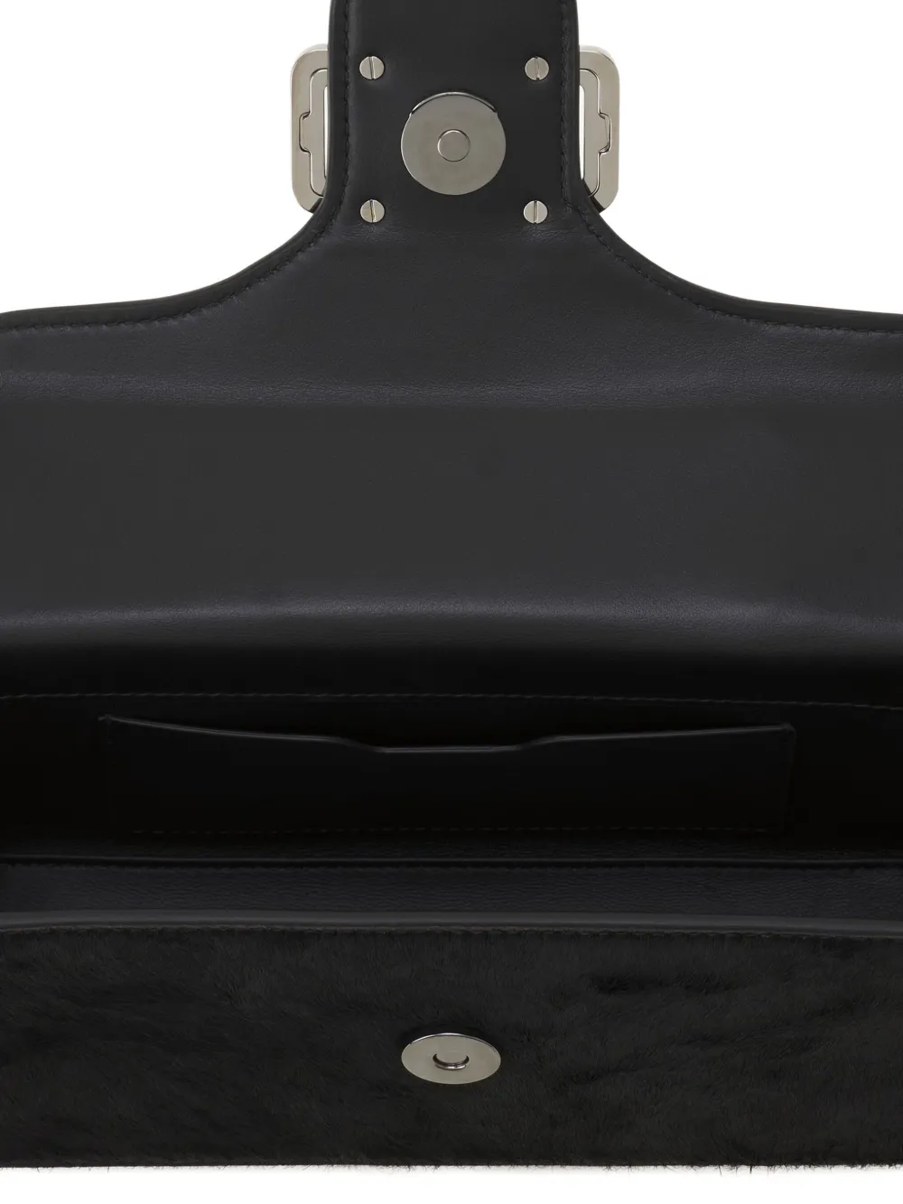 Lanvin Pencil Cat leren crossbodytas Zwart