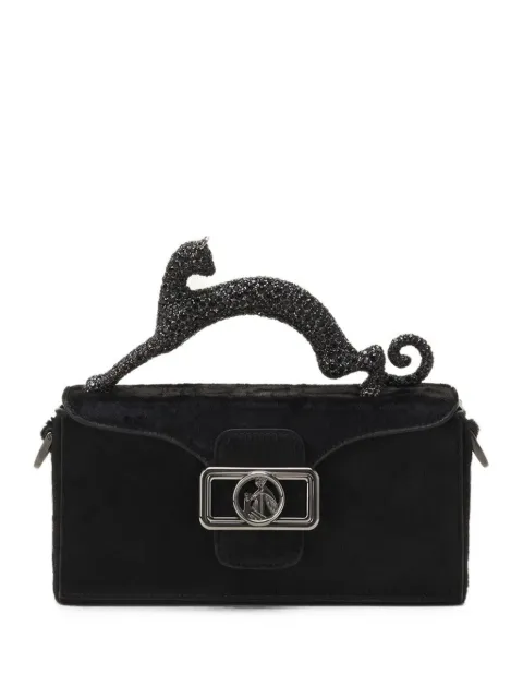 Lanvin Pencil cat leather crossbody bag