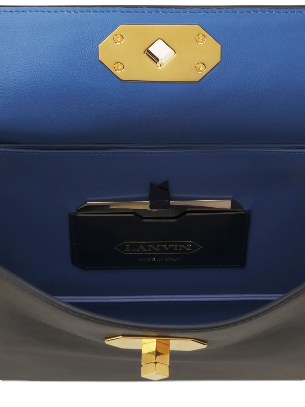 Lanvin Sac Compagnon Shoulder Bag In Black