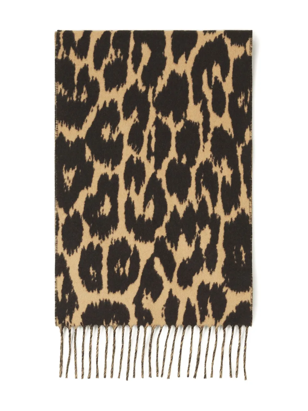 Lanvin Sjaal met luipaardprint Beige