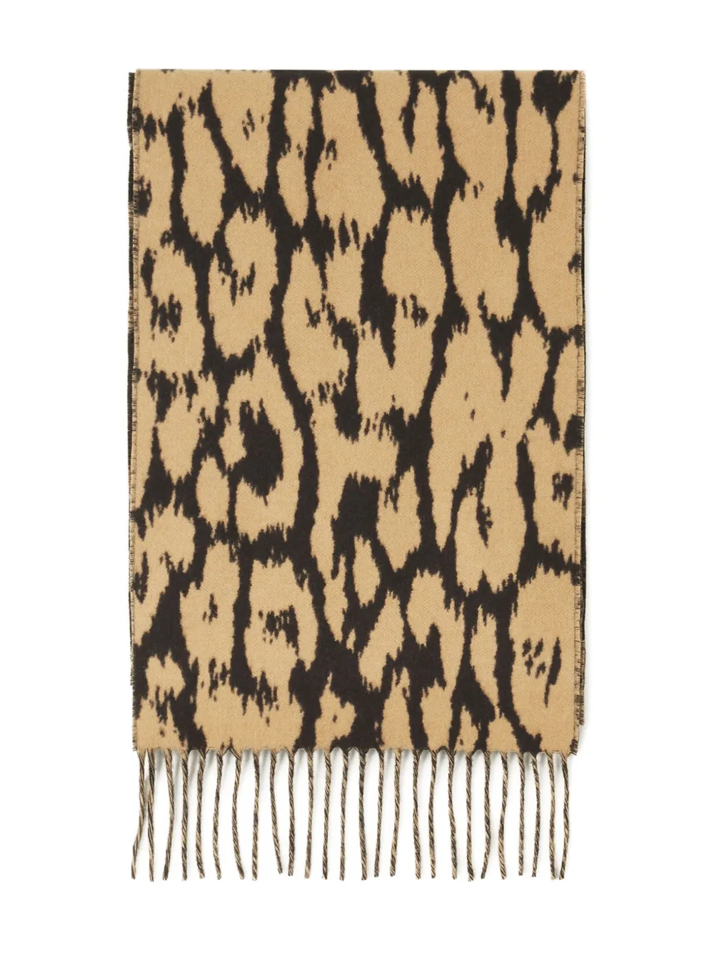 Lanvin Sjaal met luipaardprint Beige
