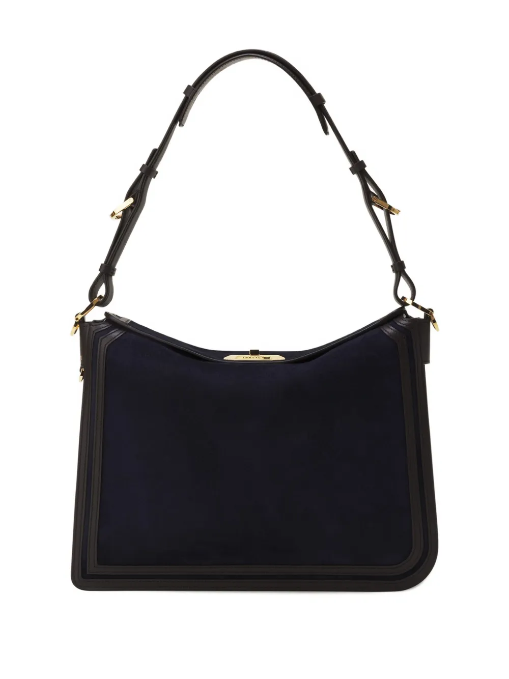 Lanvin Sac Compagnon suède schoudertas - Blauw