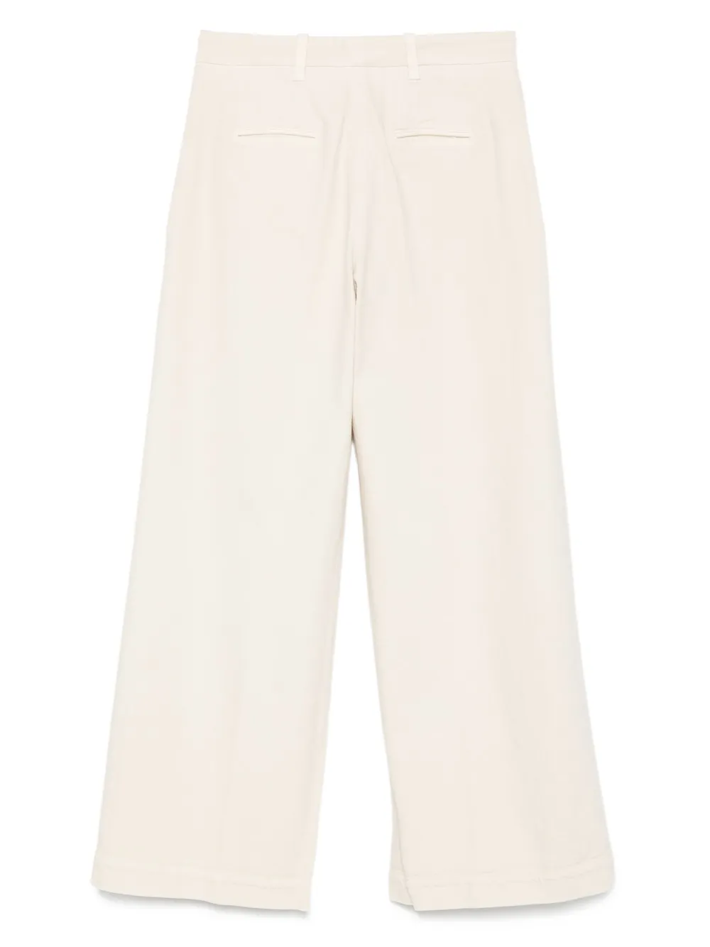 Eleventy Katoenen broek met naaddetail - Beige