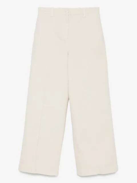 Eleventy pantalones con costuras centrales