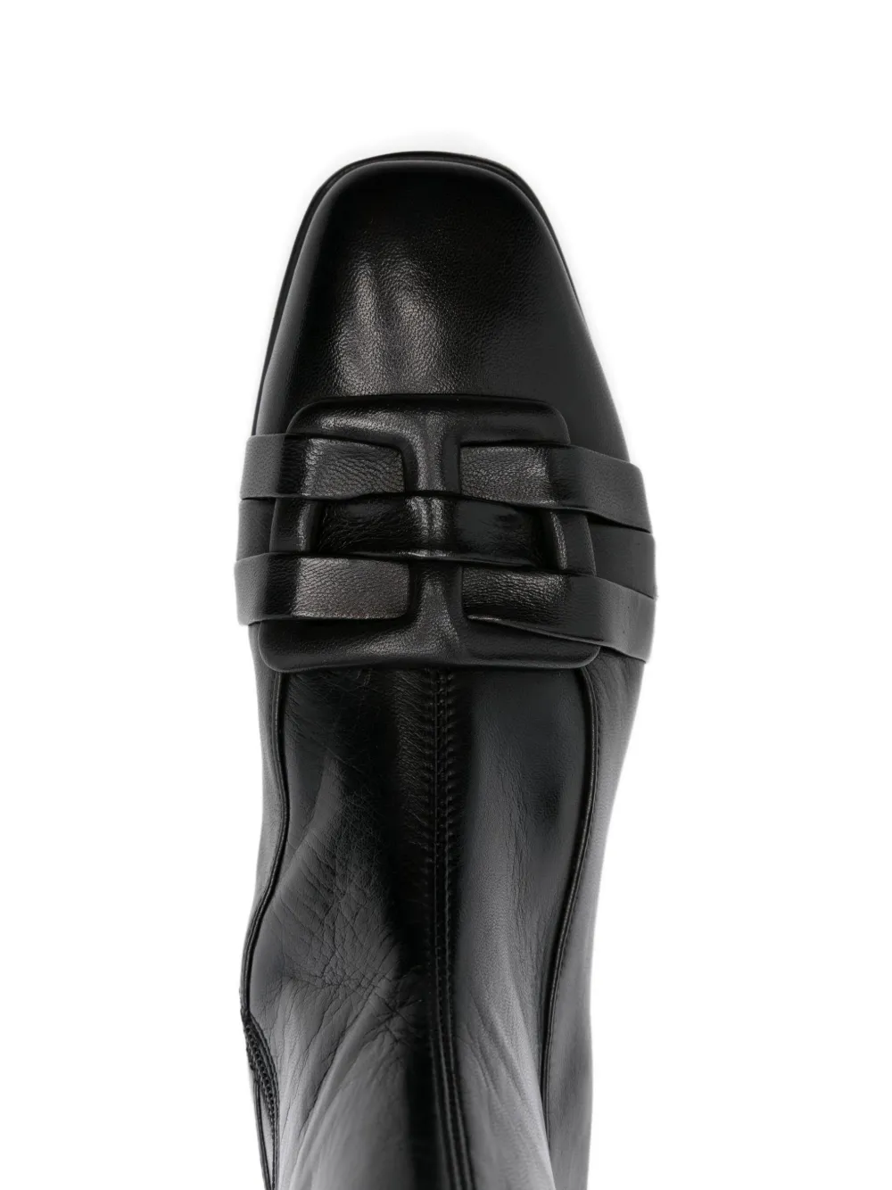 TRUMAN´S buckle-detail leather boots Black