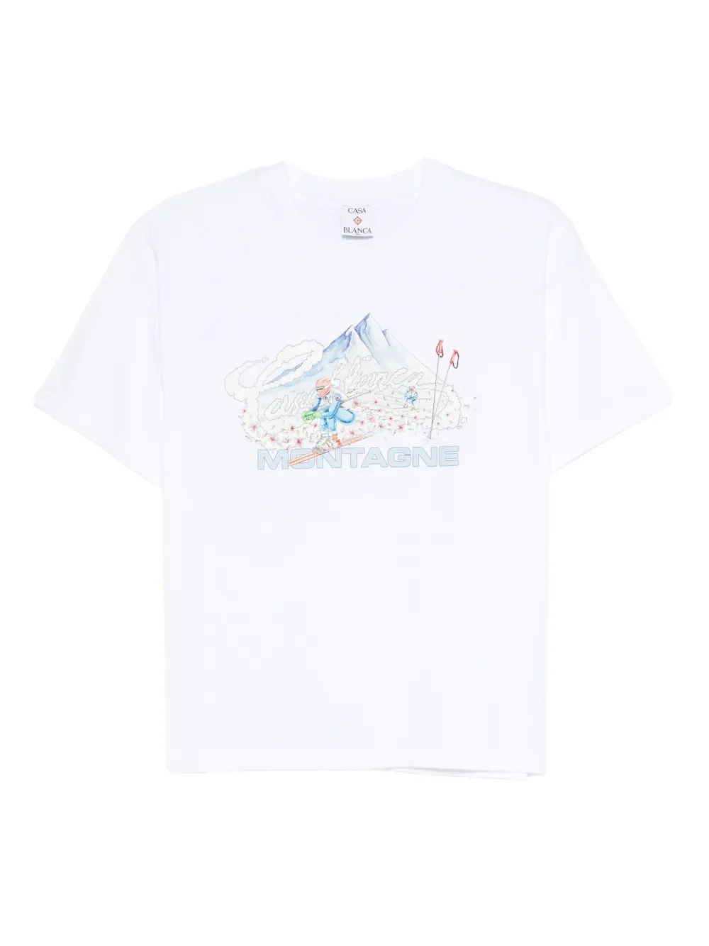 Casablanca graphic-print T-shirt | White | Image 1