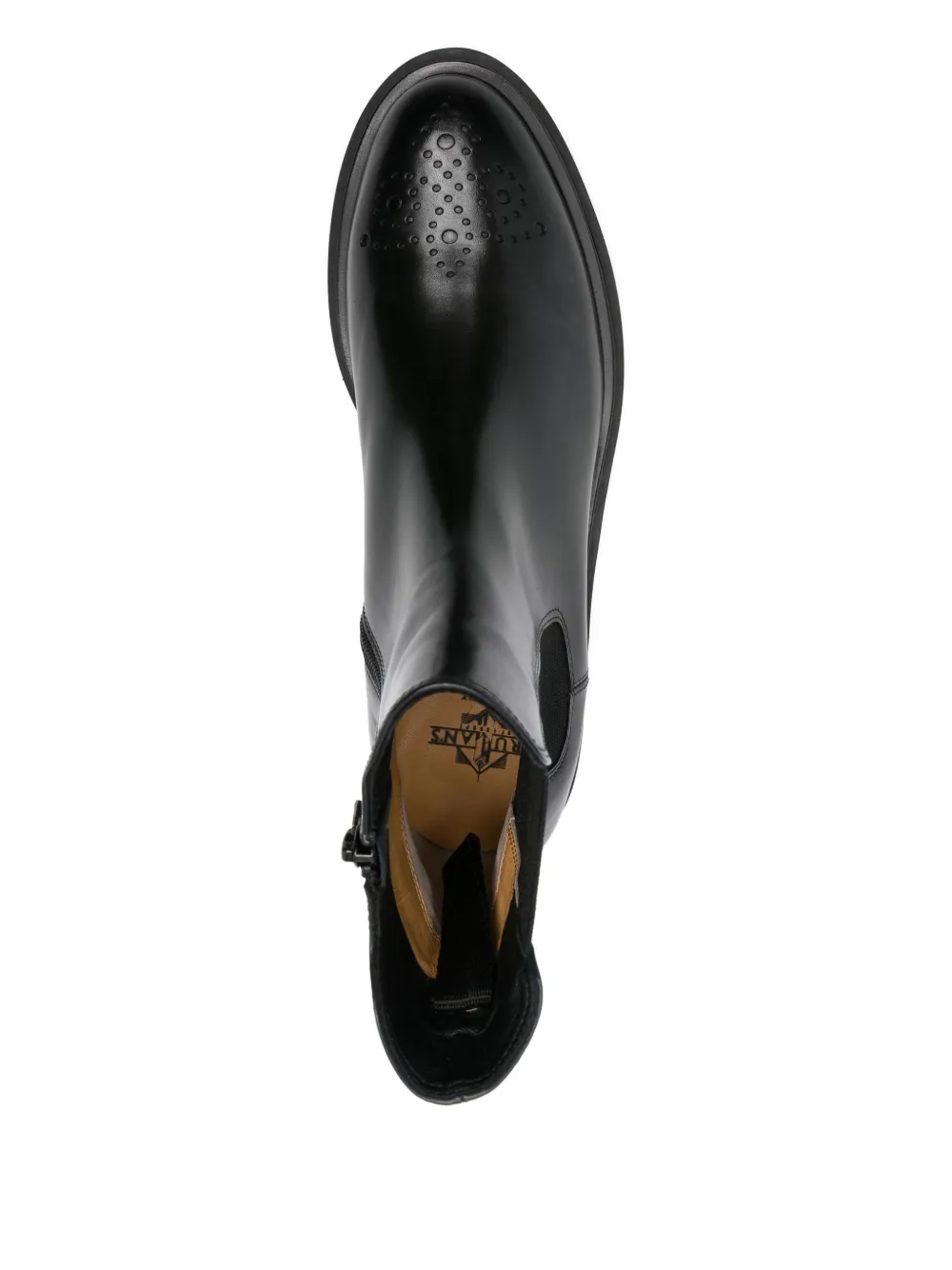 TRUMAN´S perforated-detail chelsea boots Black