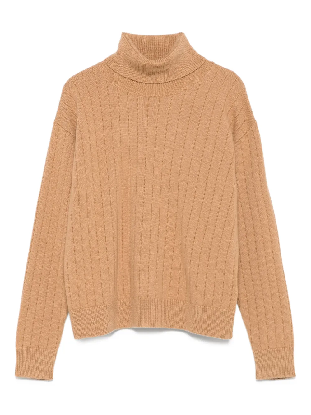 Eleventy Gerippter Rollkragenpullover In Brown