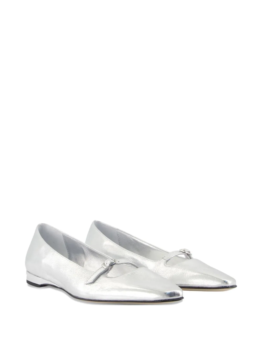 Carel Paris Emilie leather ballet flats Zilver