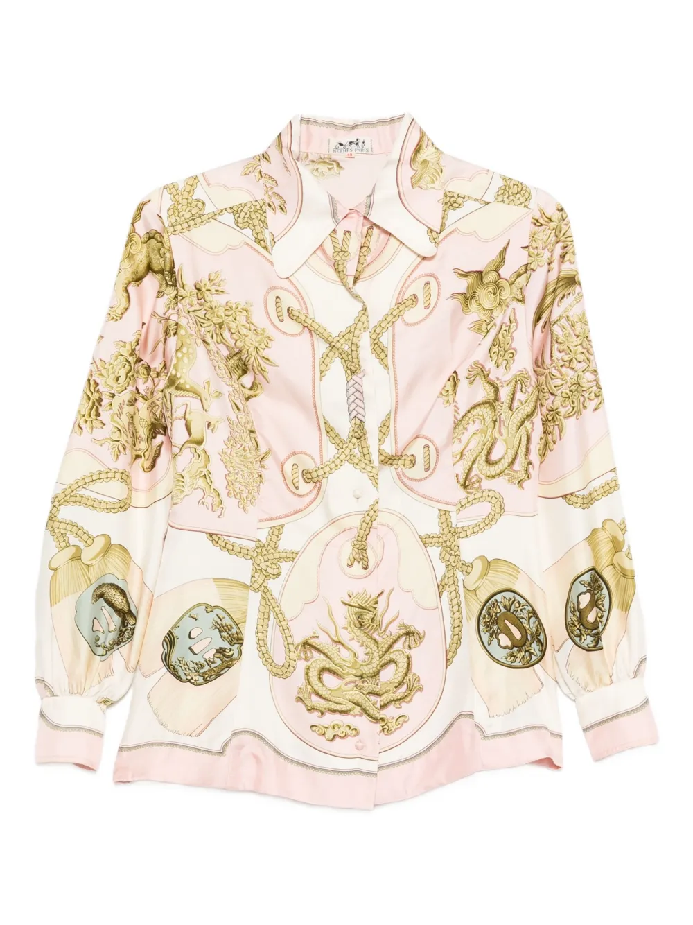 Hermès Pre-Owned 1990s silk shirt | Pink | Image 1