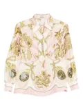 Hermès Pre-Owned 1990s silk shirt - Pink