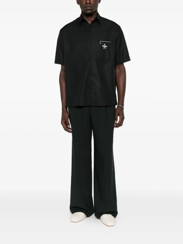 FENDI　シャツ Shirt Cotton Black | Fendi