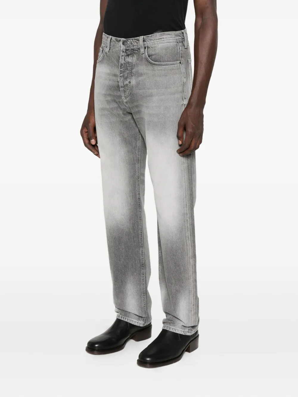Antony Morato Jeans met logoplakkaat en vervaagd effect Zwart