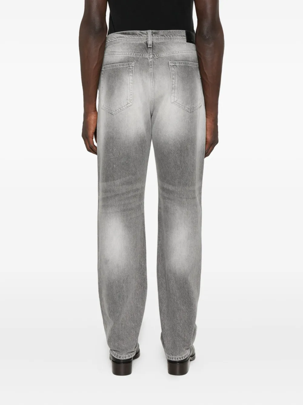 Antony Morato Jeans met logoplakkaat en vervaagd effect Zwart