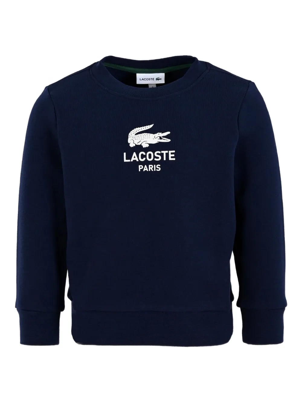 Lacoste Kids Sweater met krokodillen-logo Blauw