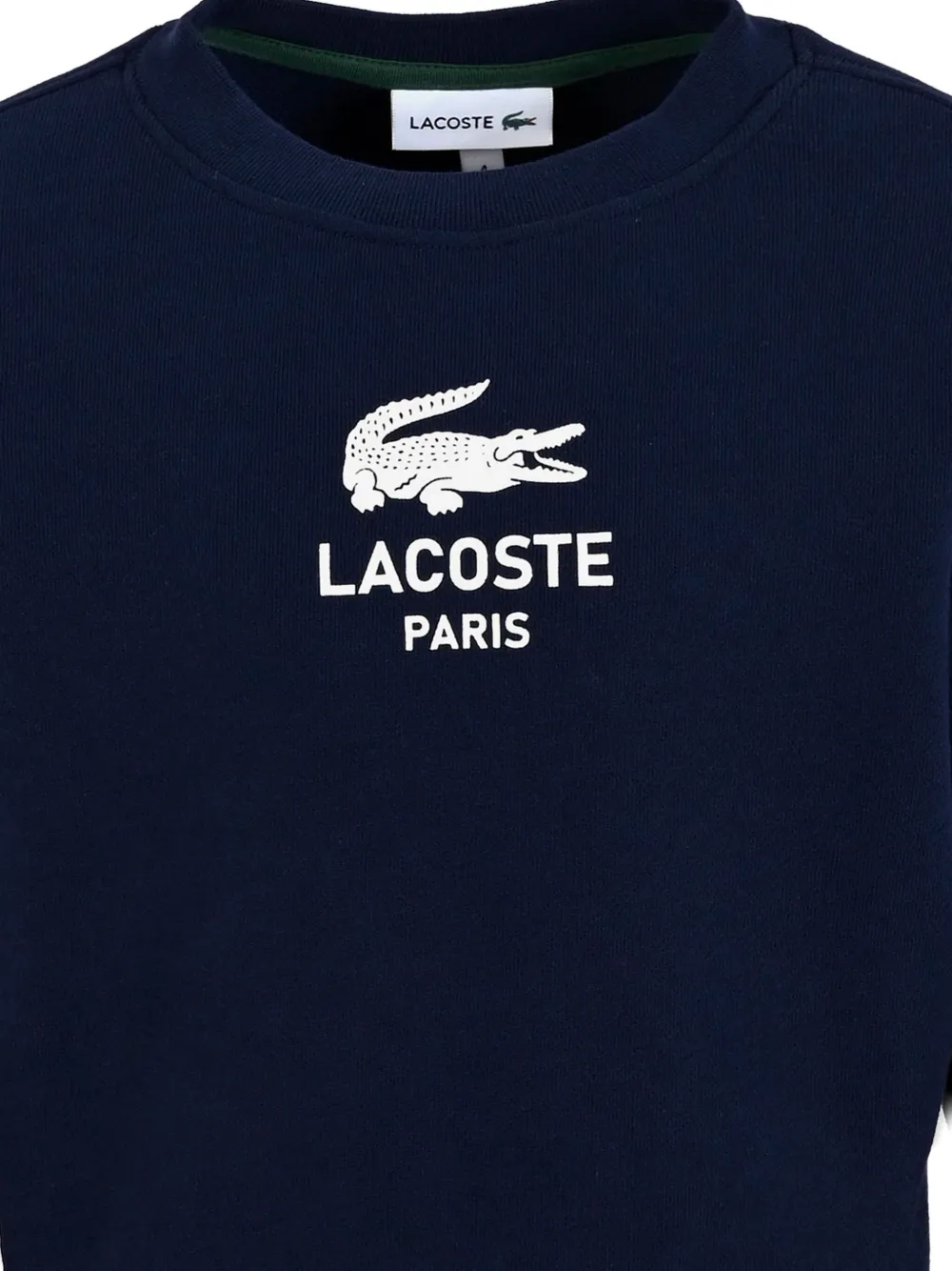 Lacoste Kids Sweater met krokodillen-logo Blauw