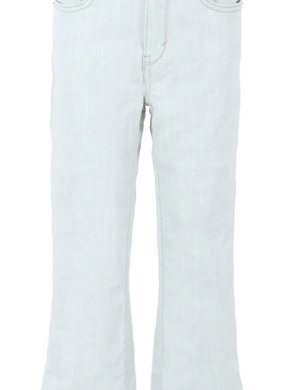 Levi's Kids frayed-hem flare jeans Blauw