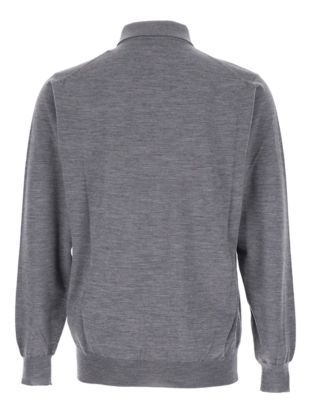 Lardini polo-collar sweater Grijs