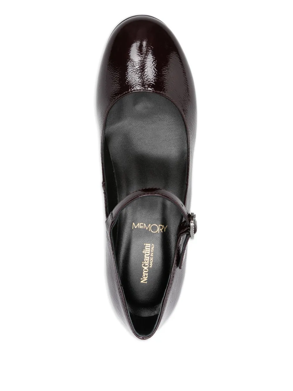 NERO GIARDINI 50 mm leren pumps met amandelvormige neus Rood