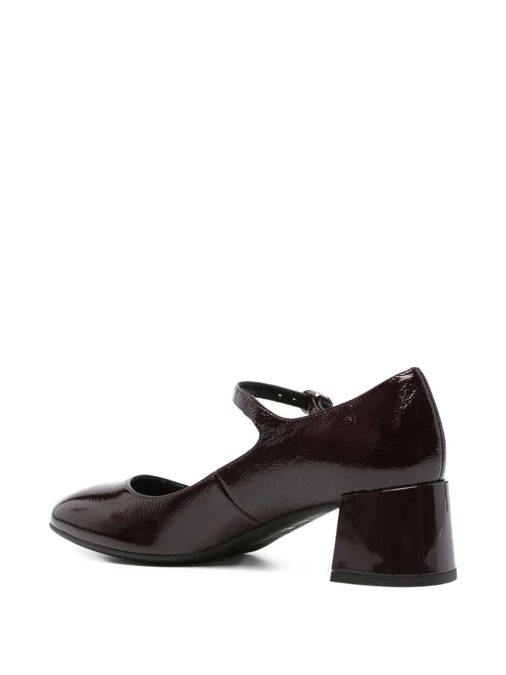 NERO GIARDINI 50 mm leren pumps met amandelvormige neus Rood
