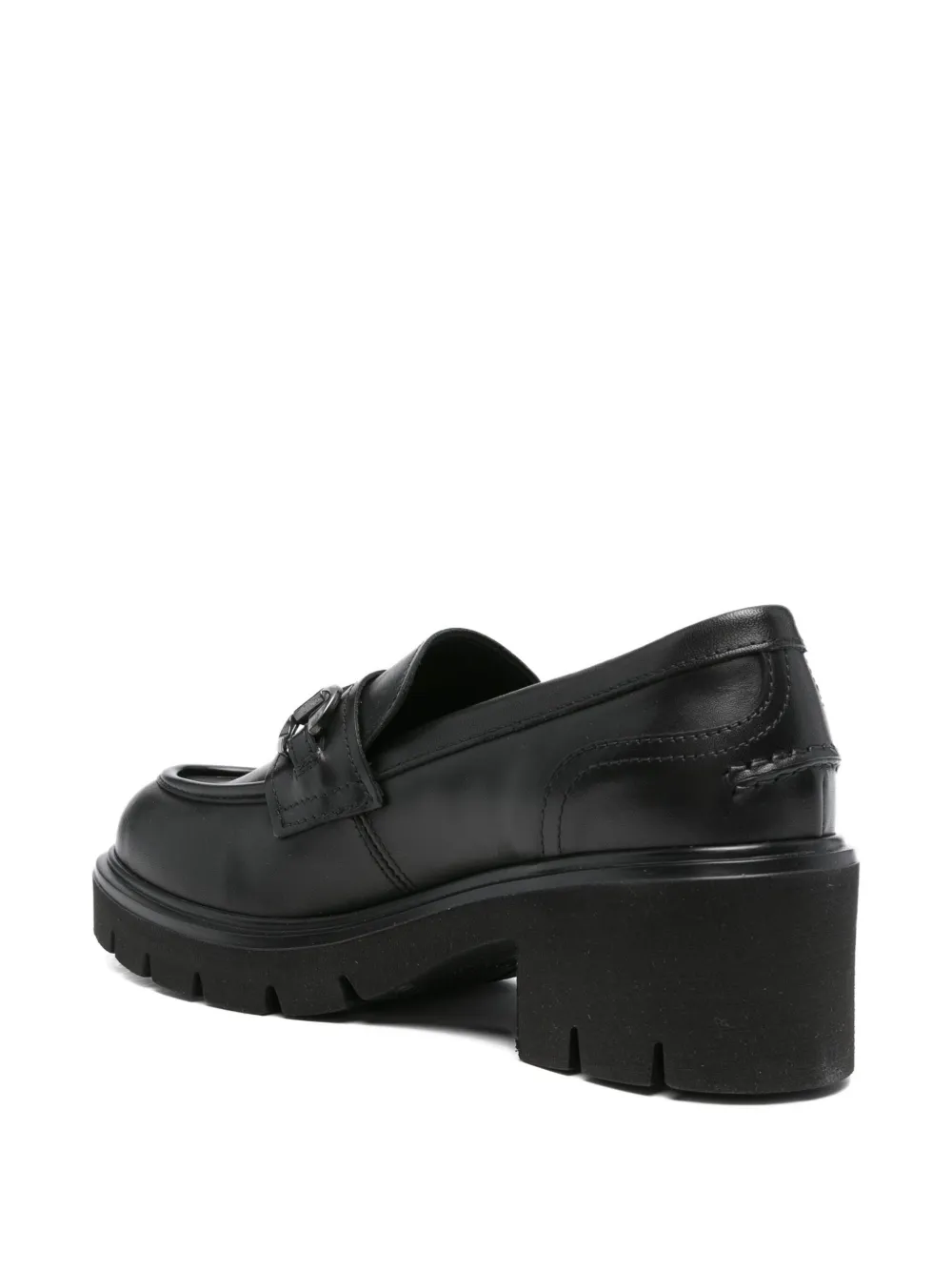 Nero Giardini 50mm Chain-detail Loafers In Black