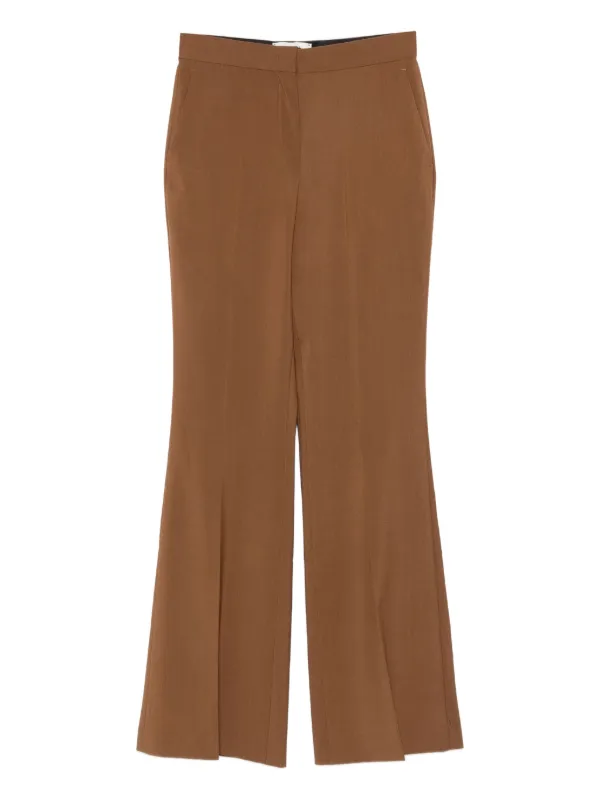 Fendi Flared Trousers in Brown