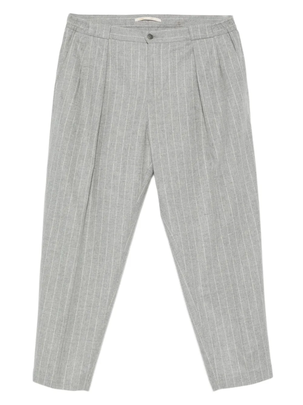 Briglia 1949 pinstripe pleated trousers Grijs