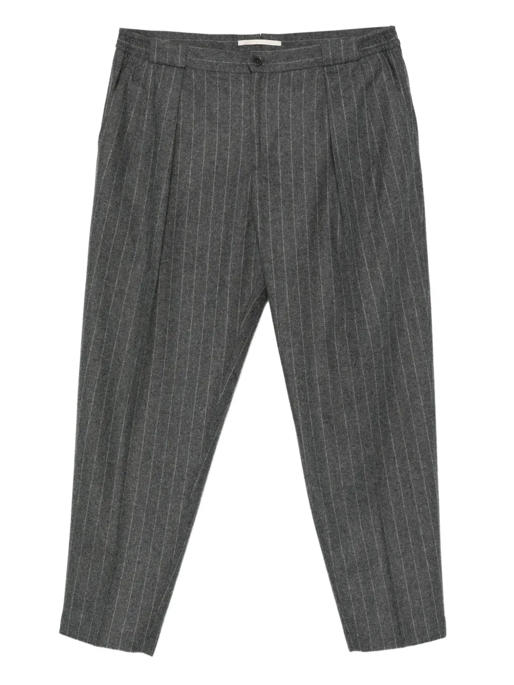 Briglia 1949 pinstripe pleated trousers Grijs