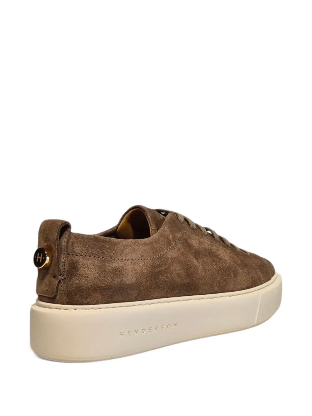 Henderson Baracco suede platform sneakers Brown