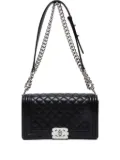 CHANEL Pre-Owned 2014 Boy Chanel shoulder bag - Black