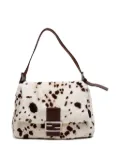 Fendi Pre-Owned 2000-2010s Baguette calf hair bag - White
