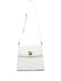 Saint Laurent Pre-Owned 1980-1990 trapezoid shoulder bag - White