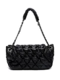 CHANEL Pre-Owned 2009-2010 Bubble Quilt shoulder bag - Black