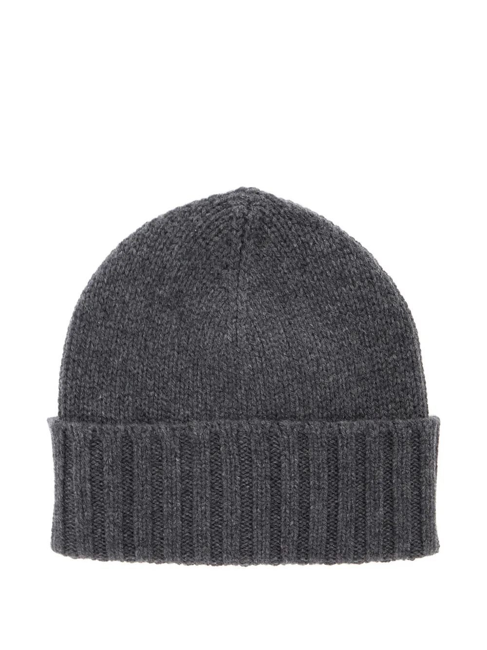 cashmere ribbed beanie