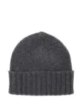 Kangra cashmere ribbed beanie - Grey
