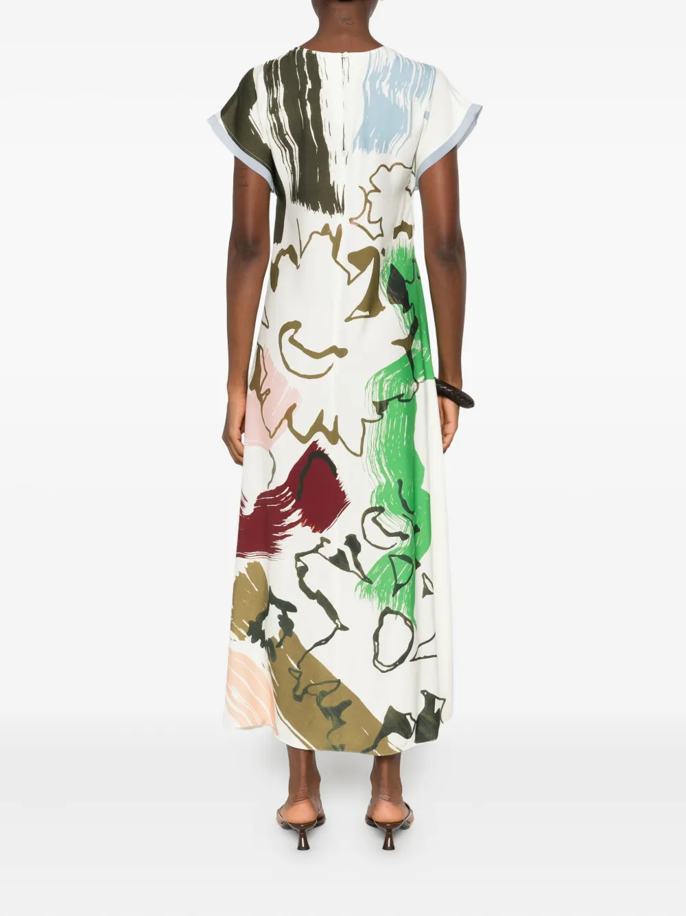 Paul Smith Abstract-print Dress In Multi