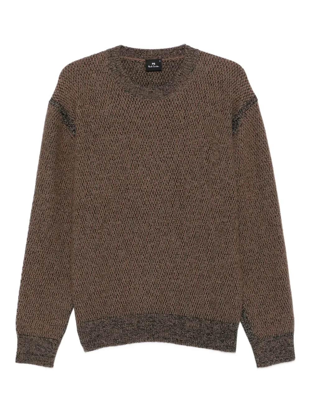 PS Paul Smith textured crew-neck sweater | Brown | Image 1