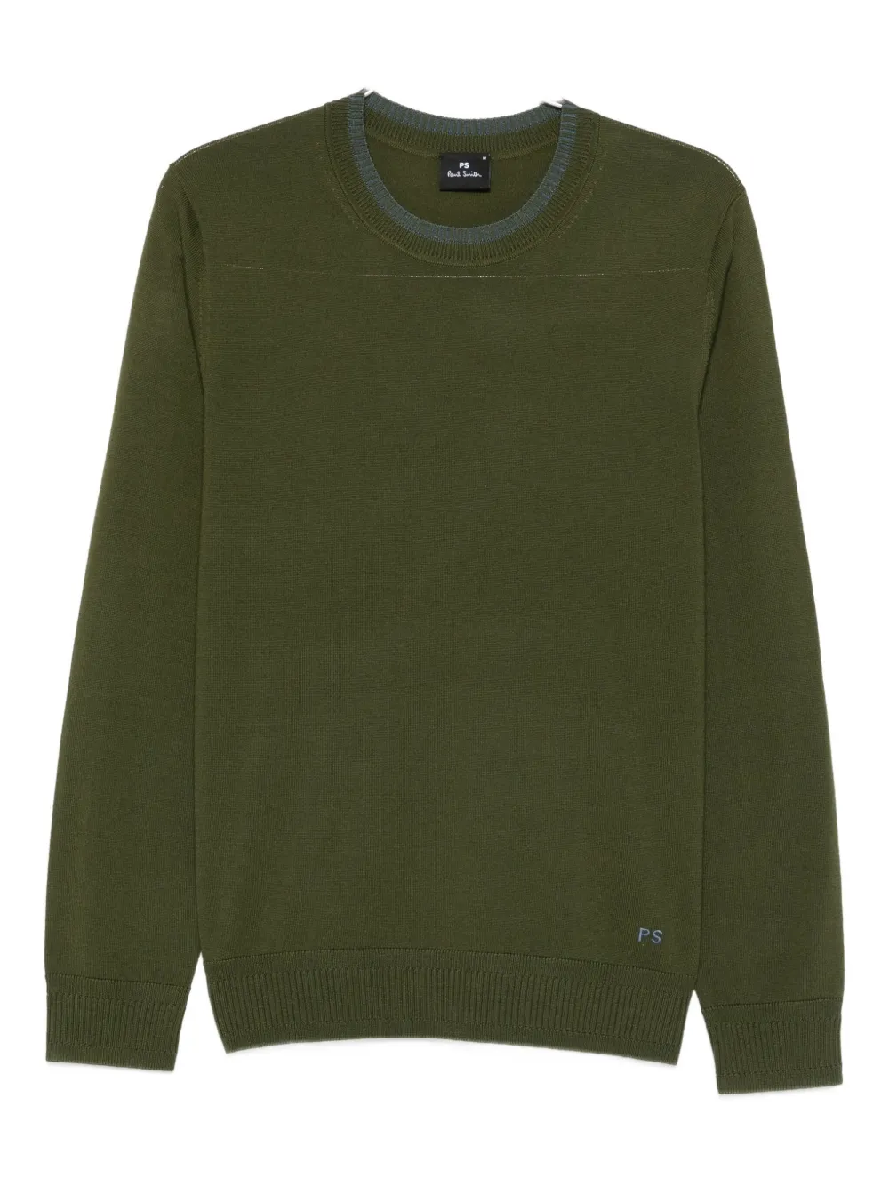 PS Paul Smith crew-neck wool sweater Groen