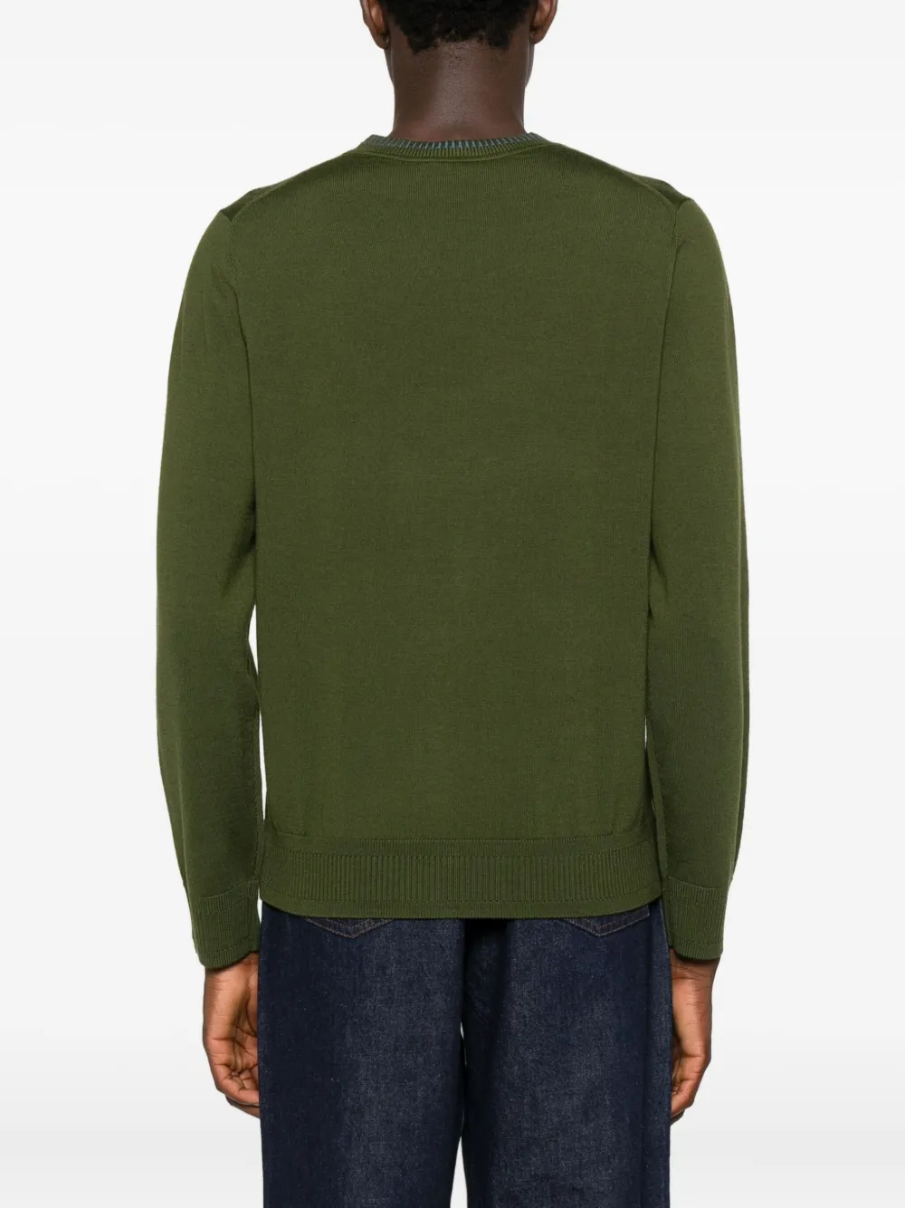 PS Paul Smith Wollen trui met ronde hals Groen
