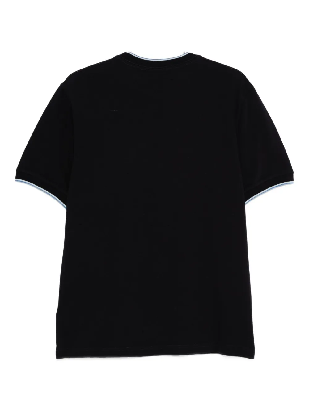 PS Paul Smith contrast-trim cotton T-shirt - Blauw