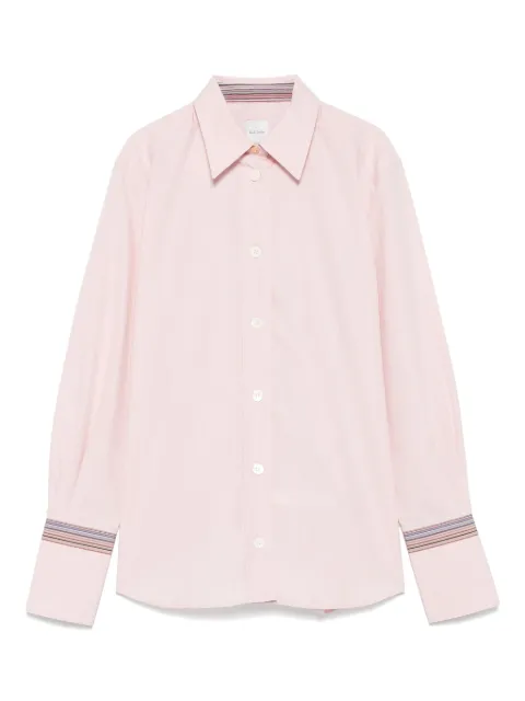 Paul Smith striped-cuff cotton shirt