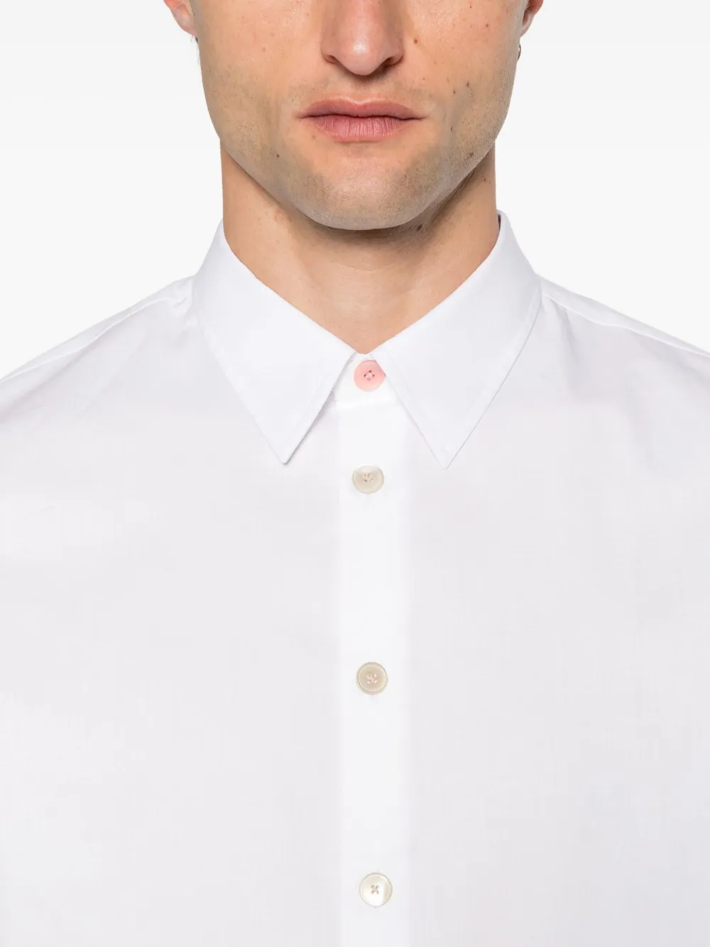 PS Paul Smith print cotton shirt Wit