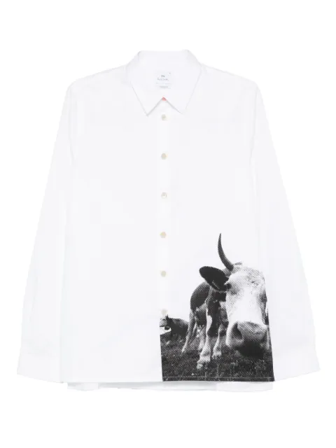 PS Paul Smith print cotton shirt