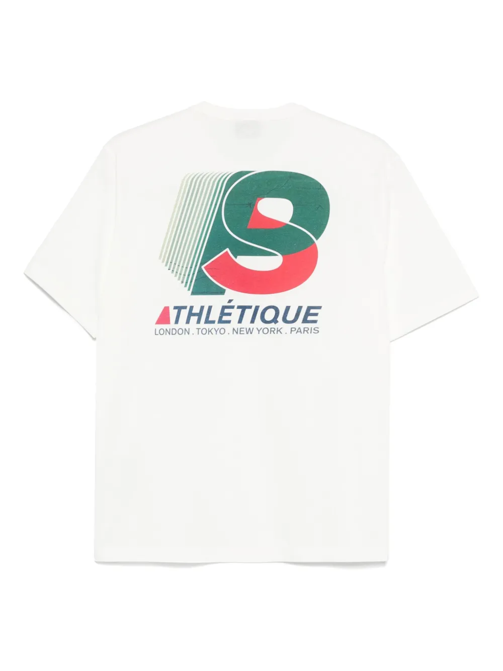 PS Paul Smith PS Athlétique-graphic tee - Wit