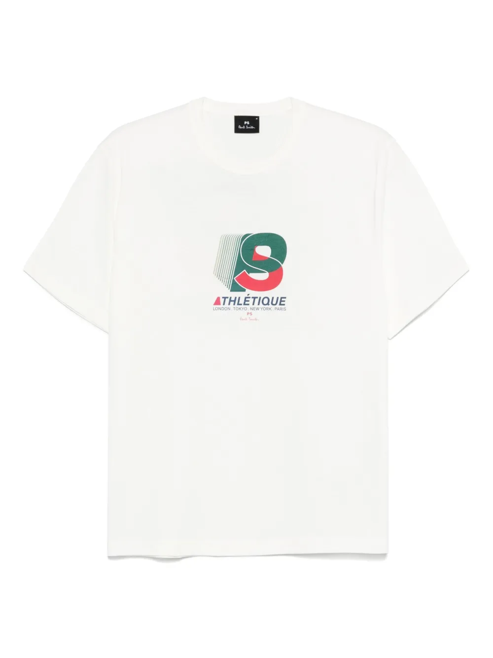 PS Paul Smith PS Athlétique-graphic tee Wit
