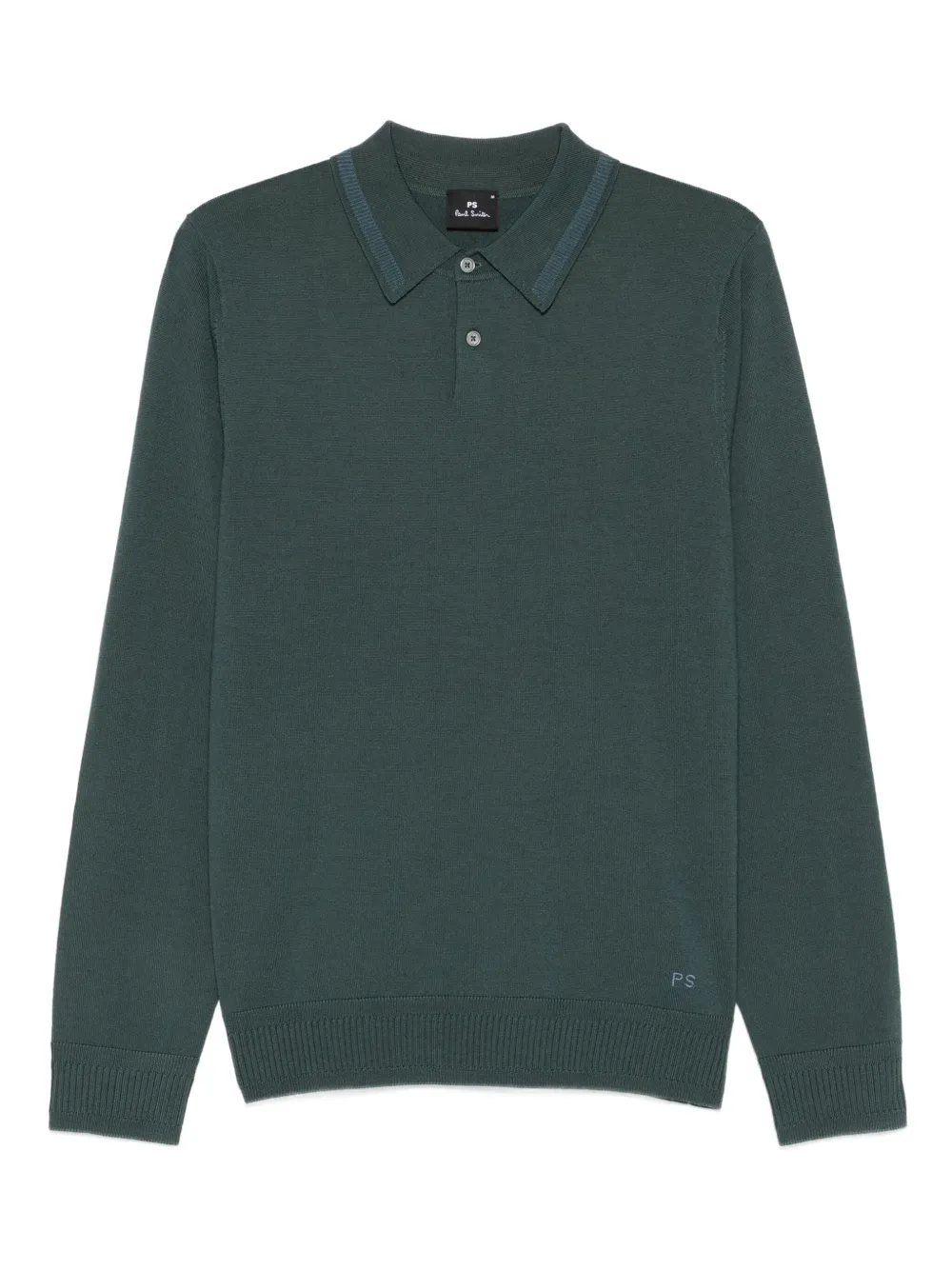 PS Paul Smith jersey de lana con cuello de polo | verde | Image 1
