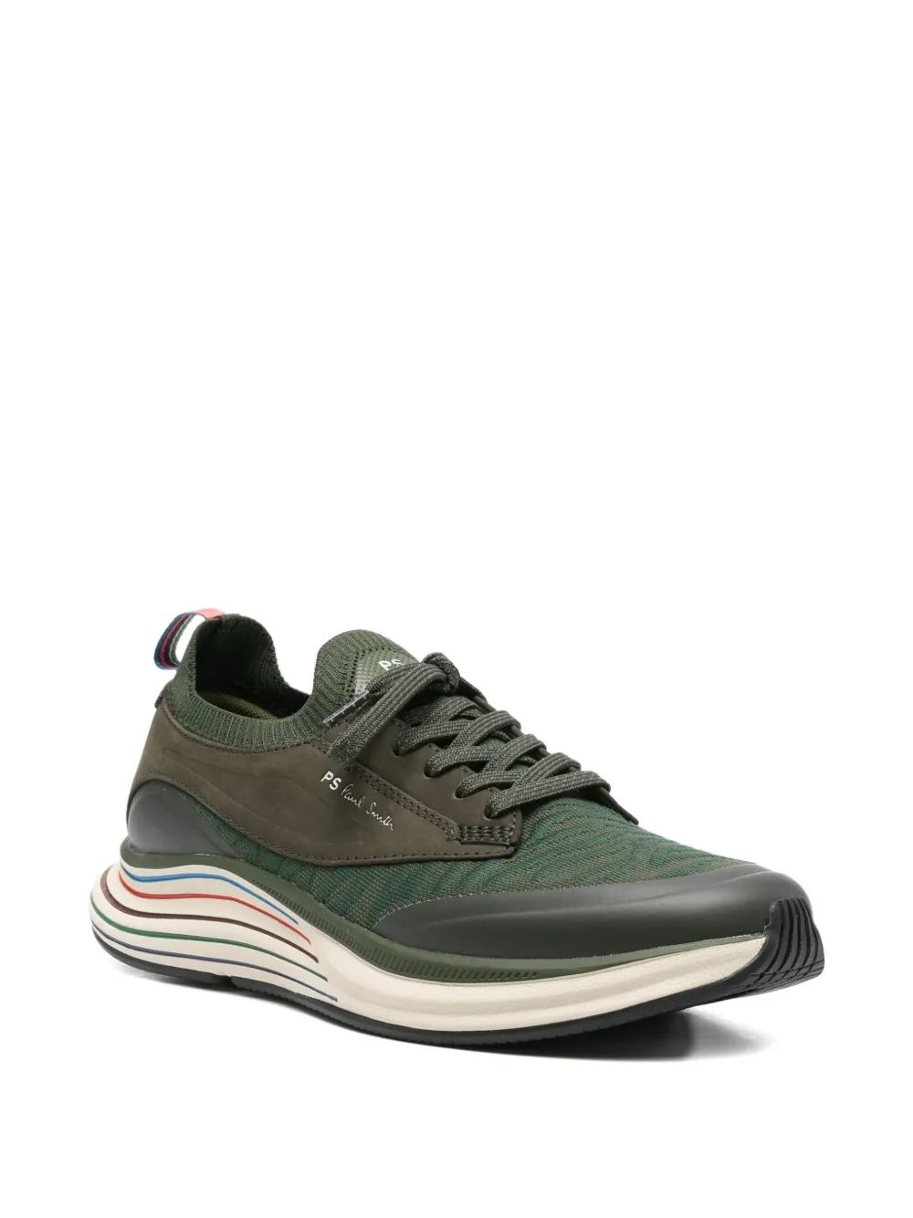 PS Paul Smith logo-print sneakers Green