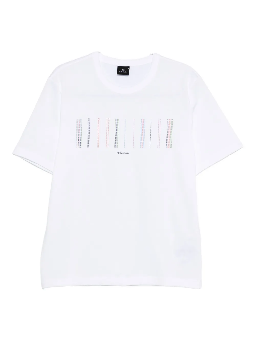 PS Paul Smith multi-stripe cotton T-shirt - Bianco
