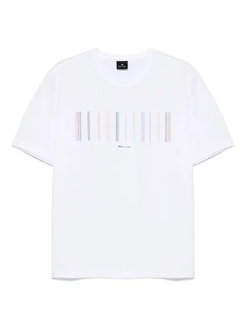 PS Paul Smith multi-stripe cotton T-shirt